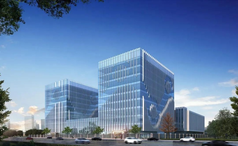 Architectural rendering of Zencore's Lin-gang Commercial Manufacturing Facility